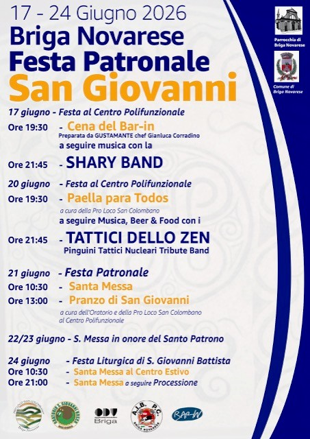 Festa Patronale di San Giovanni 2026