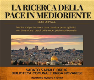 La Ricerca della Pace in Medio Oriente -