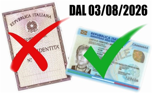 Carta d'identità cartacea: dal 3 agosto 2026 non sarà più valida per l'espatrio.